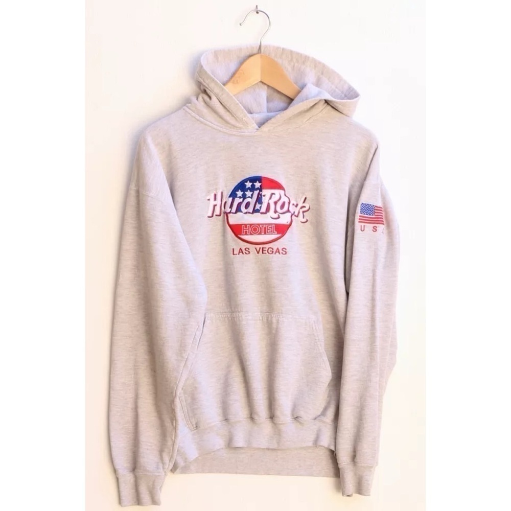 Hard Rock Cafe Las Vegas Hotel x Vinta Hooded Americana American Flag Sweatshirt